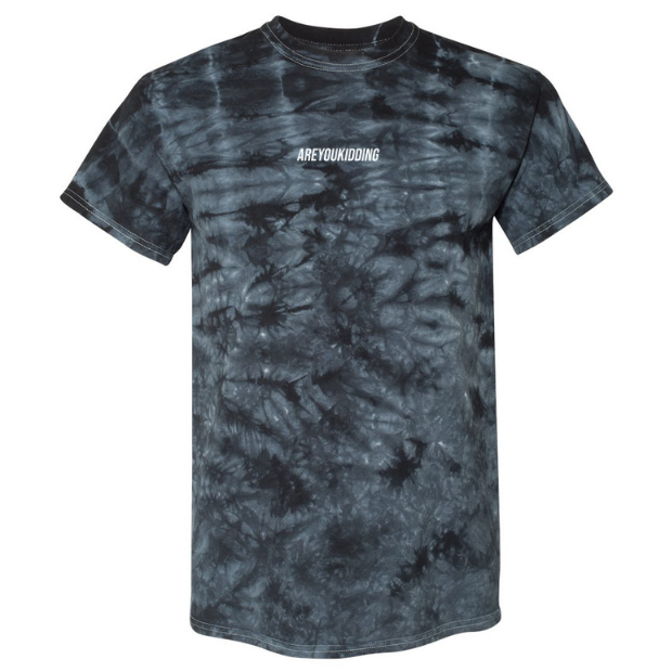 Are You Kidding Text Logo - Crystal Dye Tee
