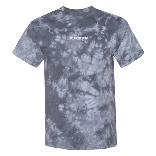 Are You Kidding Text Logo - Crystal Dye Tee