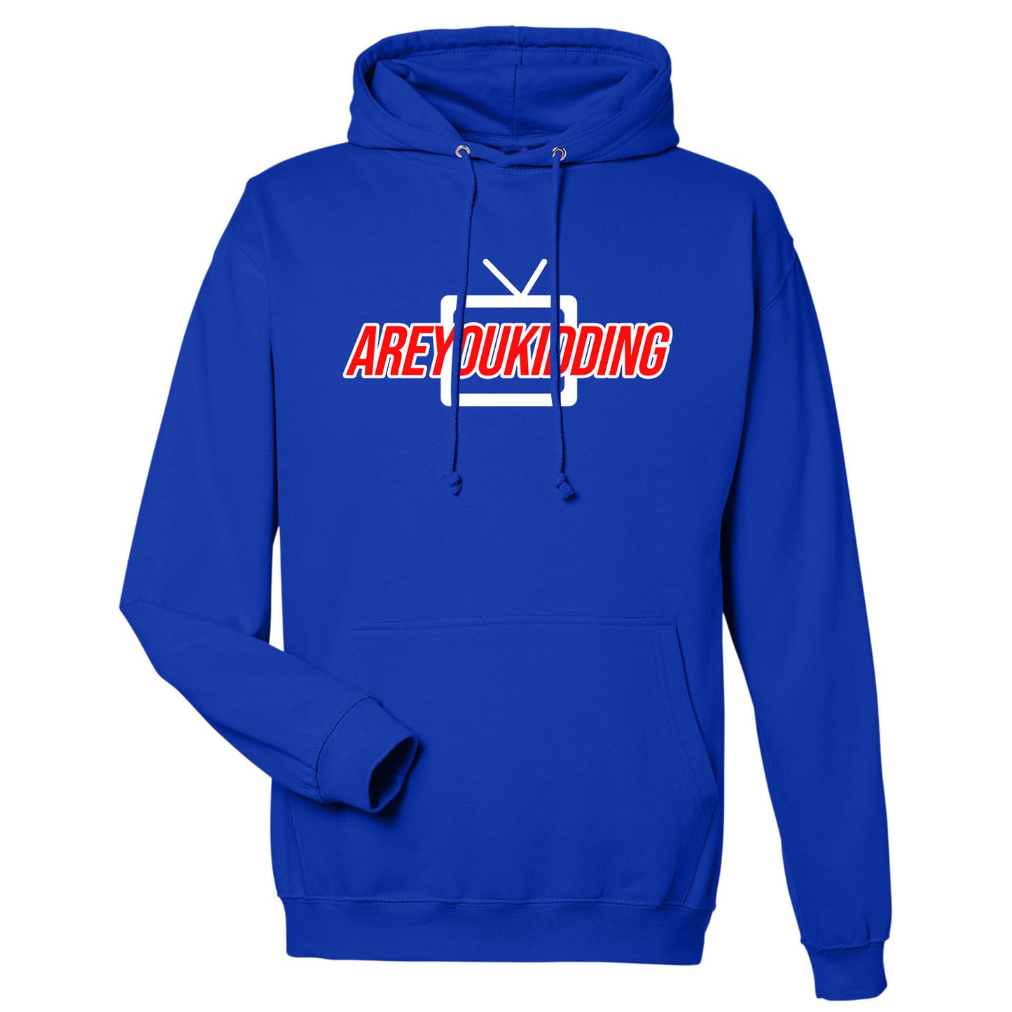 TV AREYOUKIDDING Red and White - Hoodie