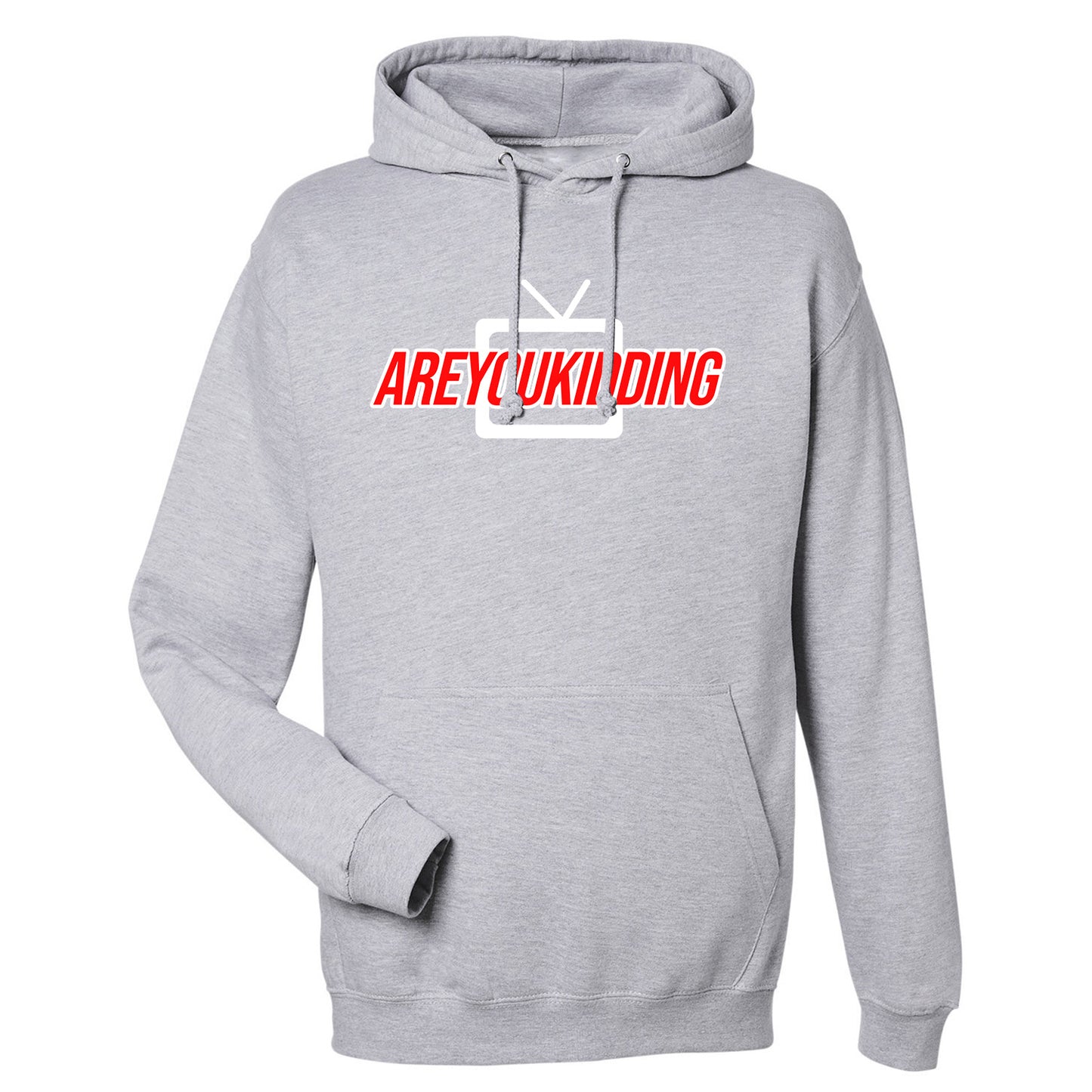 TV AREYOUKIDDING Red and White - Hoodie