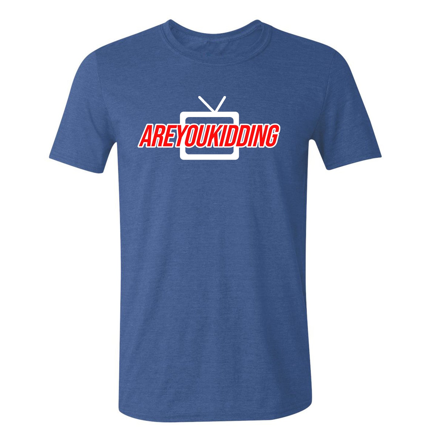 TV AREYOUKIDDING Red and White - Unisex TShirt